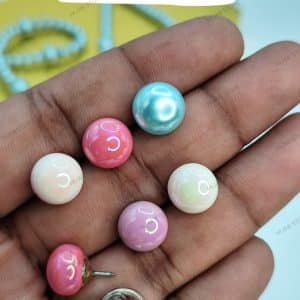 Shiny Pearl Brooches 5 piece full set